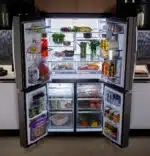 GE Profile™ Series ENERGY STAR® 28.4 Cu. Ft. Quad-Door Refrigerator with Dual-Dispense AutoFill Pitcher and Door in Door Model #:PAD28BYTFS - Image 7