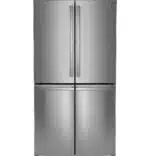 GE Profile™ Series ENERGY STAR® 28.4 Cu. Ft. Quad-Door Refrigerator with Dual-Dispense AutoFill Pitcher and Door in Door Model #:PAD28BYTFS
