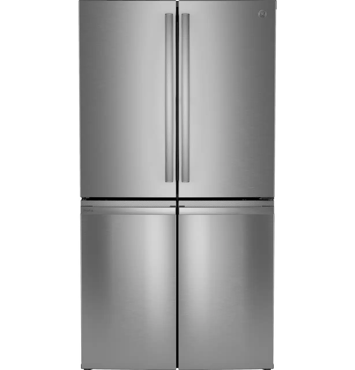 GE Profile™ Series ENERGY STAR® 28.4 Cu. Ft. Quad-Door Refrigerator with Dual-Dispense AutoFill Pitcher and Door in Door   Model #:PAD28BYTFS - Image 1