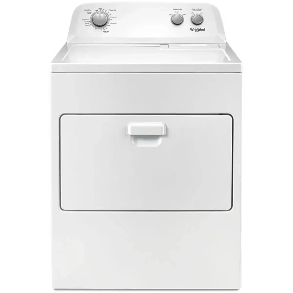 whirlpool front load gas dryer