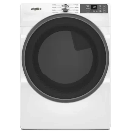 white gas dryer