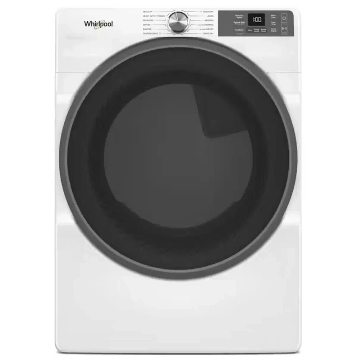 white gas dryer