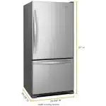 18.7 cu. ft. Bottom Freezer Refrigerator - Image 2