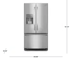 Whirlpool 24.7 cu. ft. Standard Depth French Door Refrigerator - Image 3