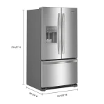 Whirlpool 24.7 cu. ft. Standard Depth French Door Refrigerator - Image 5