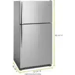 Whirlpool 20.5 cu. ft. Top Freezer Refrigerator - Image 2
