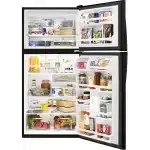 Whirlpool 18.2 cu. ft. Top Freezer Refrigerator in Black - Image 4