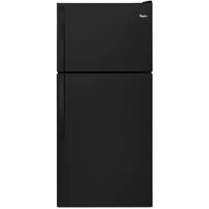 Whirlpool 18.2 cu. ft. Top Freezer Refrigerator in Black